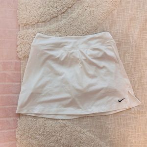 Nike white tennis skirt